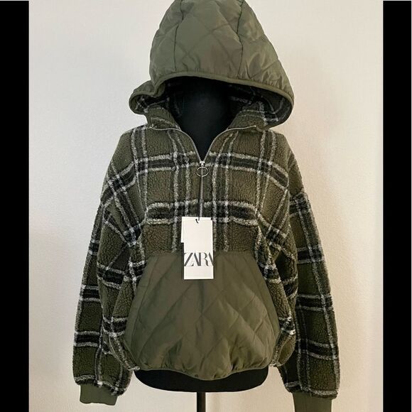 NWT Zara Combination Jacket   - Picture 3 of 11